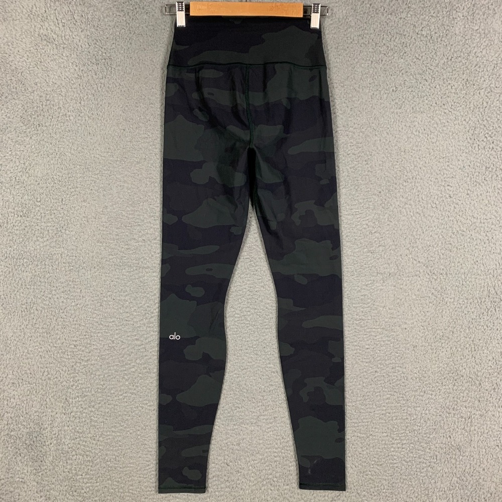 Alo Yoga Vapor Legging Women's Small Hunter Camo High-Waist Lifting Athletic Gym - Picture 5 of 9